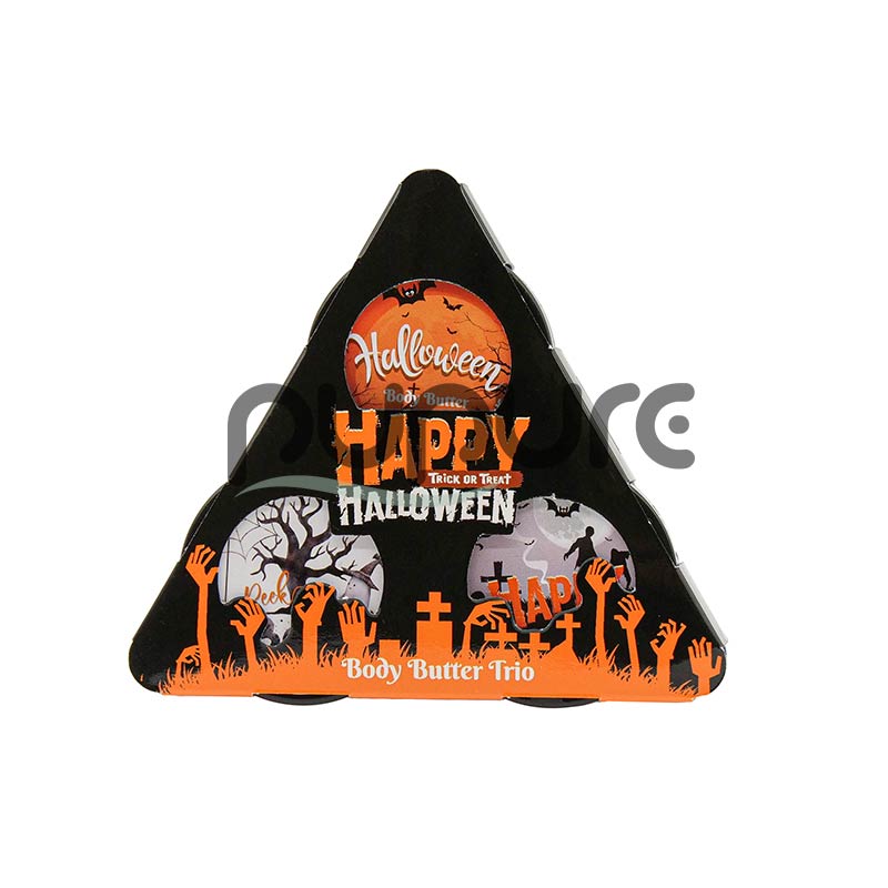 Happy Halloween Body Butter Gift Set Pumpkin Spice Candy Corn Shea Flavors
