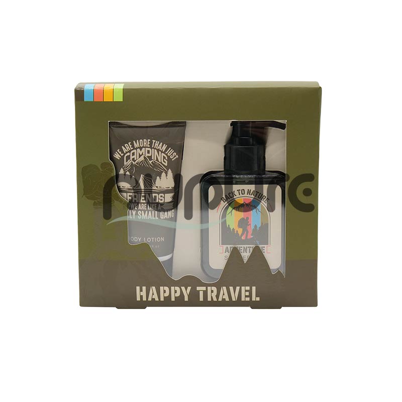 Happy Travel-adventure Bath Set Tea Tree Eucalyptus Shower Gel Body Lotion
