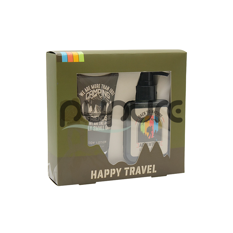 Happy Travel-adventure Bath Set Tea Tree Eucalyptus Shower Gel Body Lotion