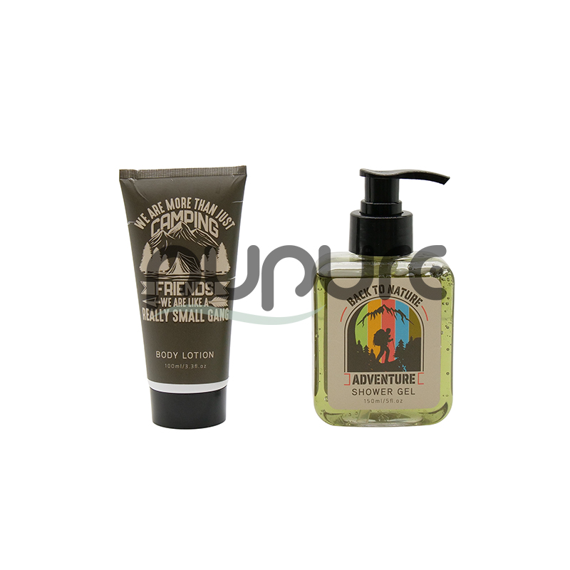 Happy Travel-adventure Bath Set Tea Tree Eucalyptus Shower Gel Body Lotion