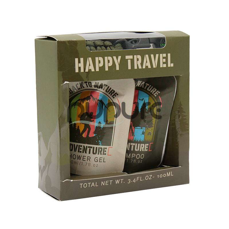 Happy Travel adventure Travel Bath Set Camping Set with Flint