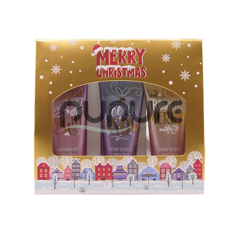 Merry Christmas Body Care Bath Gift Set