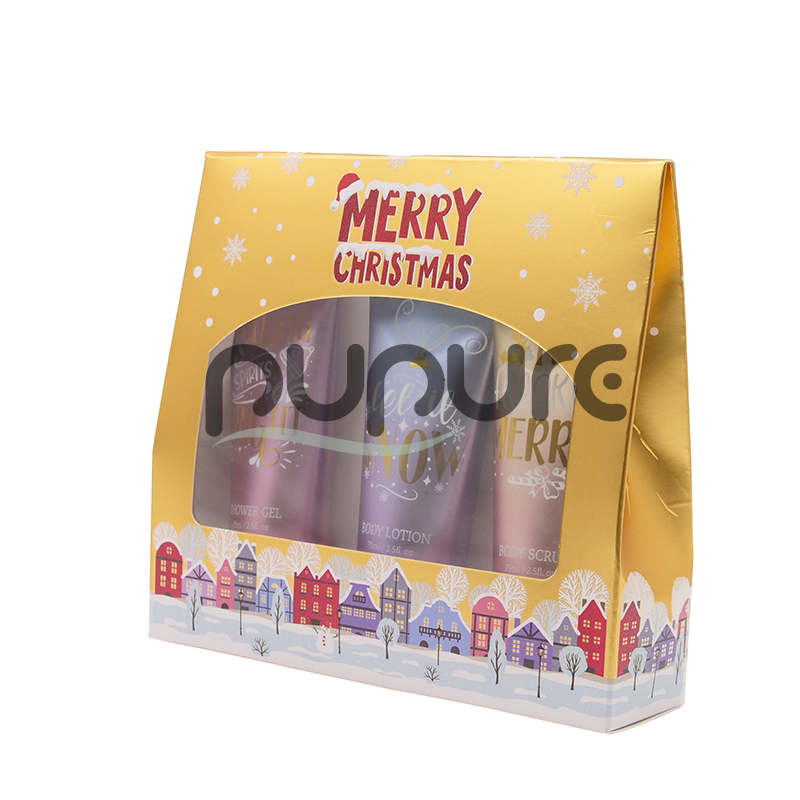 Merry Christmas Body Care Bath Gift Set