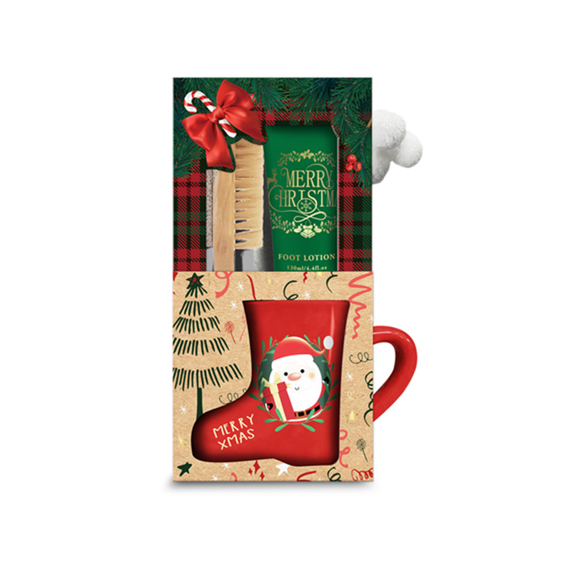 Christmas Socks And Foot Pamper Care Gift Set