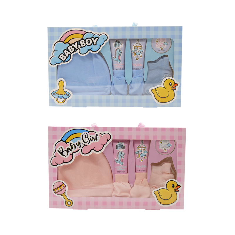 Newborn Baby Bath Gift Set 6PCS Skin Cleansing Set Unisex