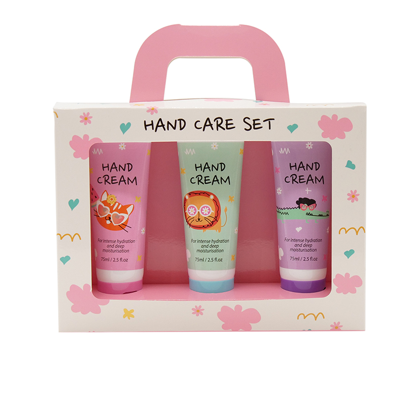 Baby Hand Cream Gift Set 3PCS Cute Animal Pattern