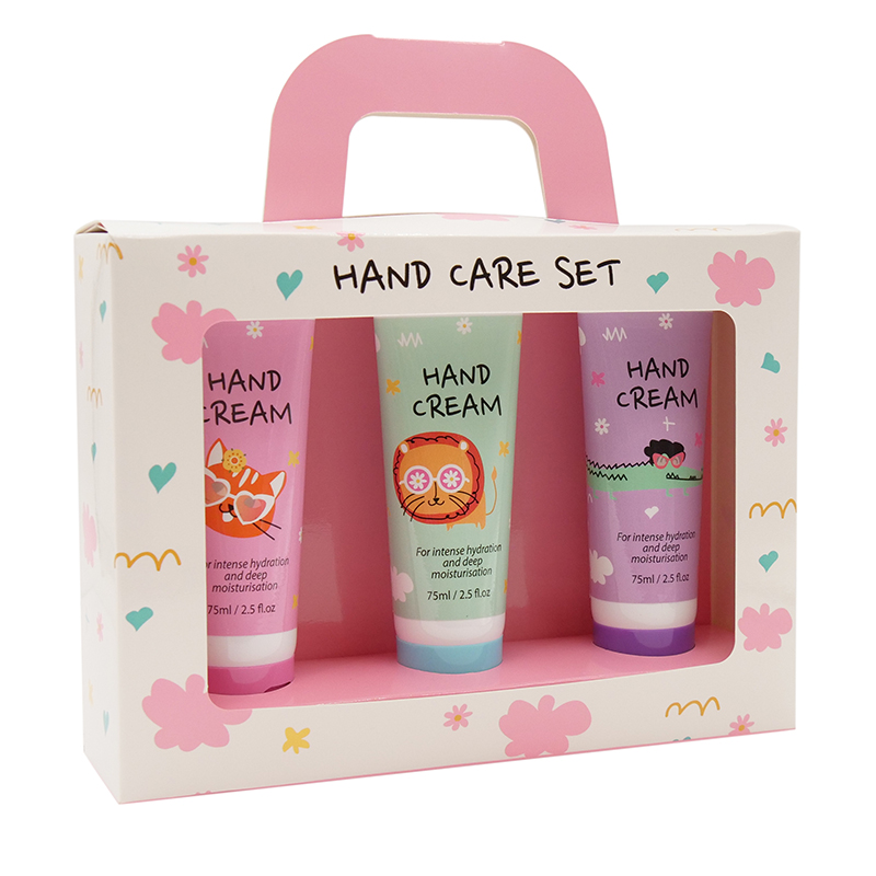 Baby Hand Cream Gift Set 3PCS Cute Animal Pattern