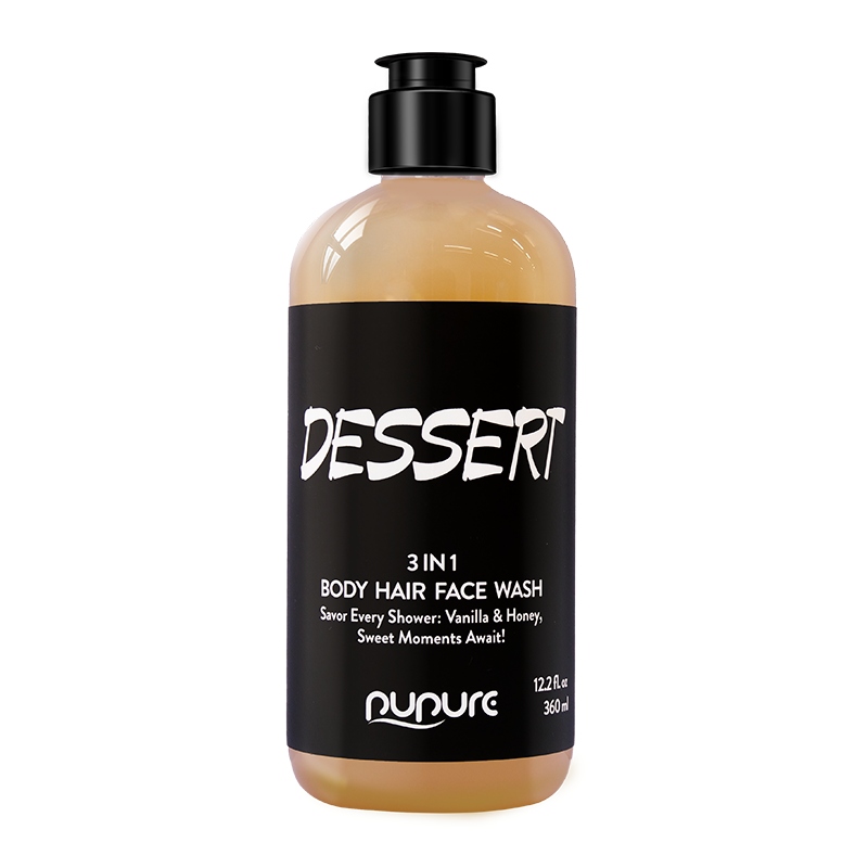 3-i-1 Body Hair Face Wash Bubble Bath