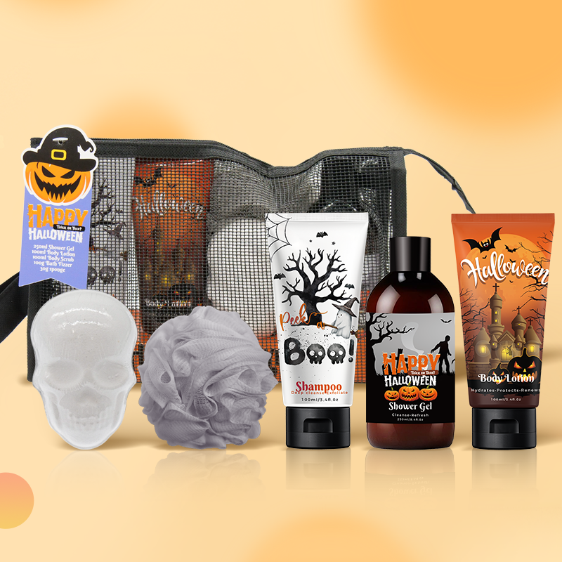 Halloween bath gift set