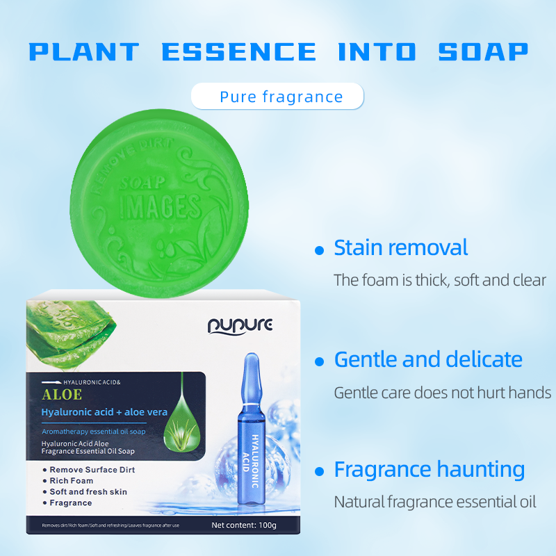 Săpun cu Ulei Esențial de Aloe Vera cu Acid Hialuronic