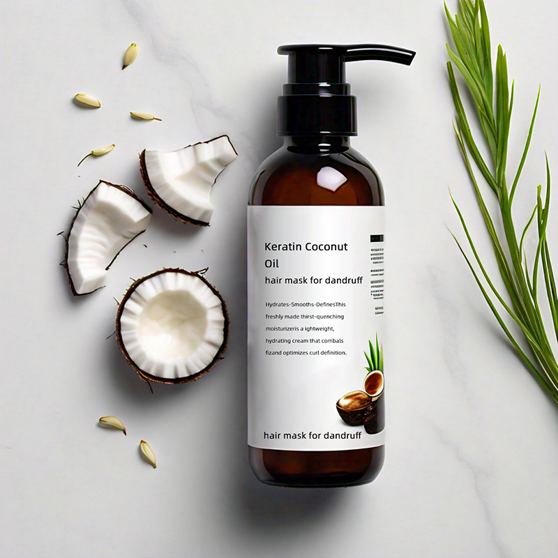 Hilft eine Keratin-Kokosölmaske gegen Schuppen?