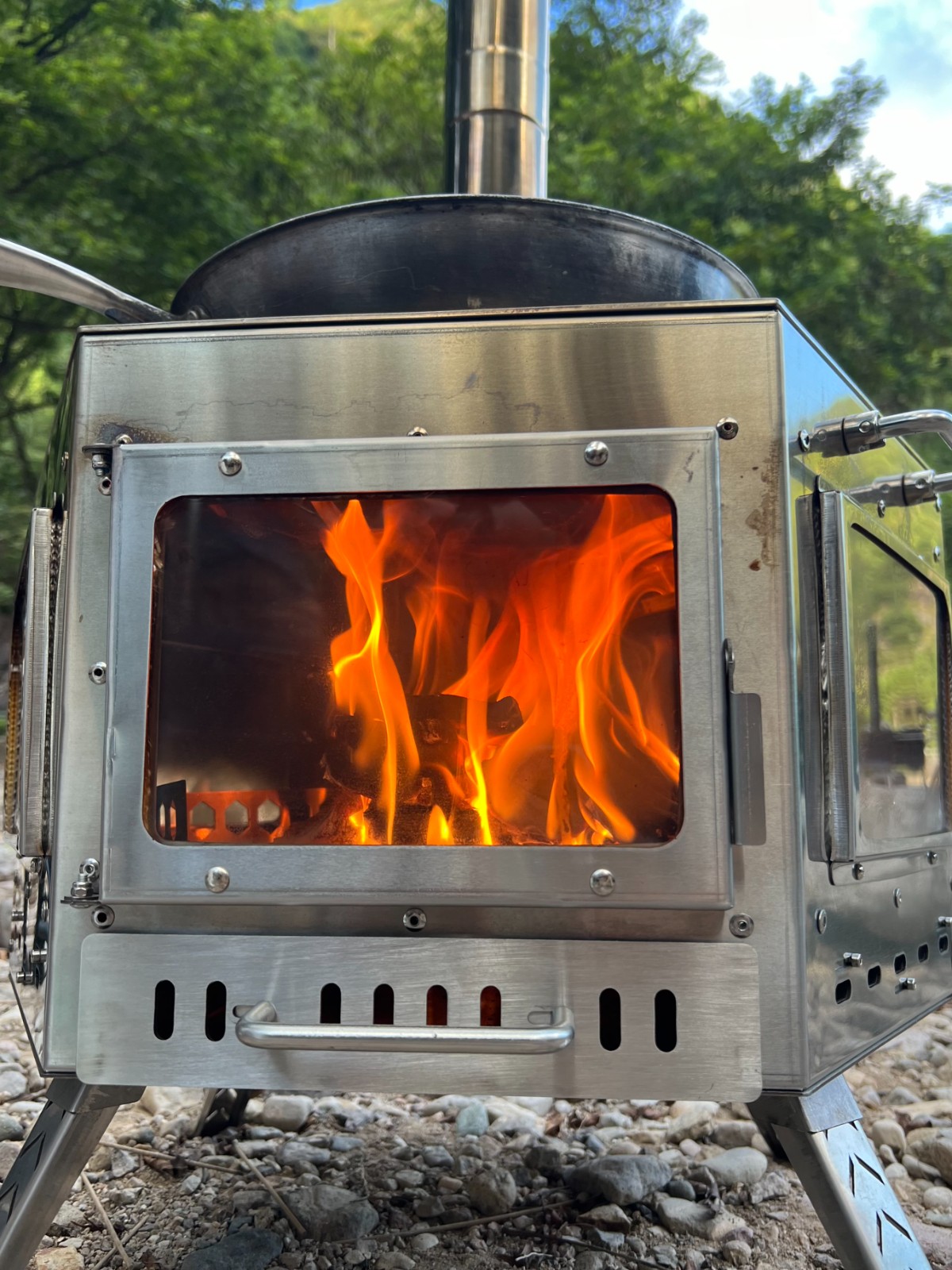 Collapsible Wood Stove