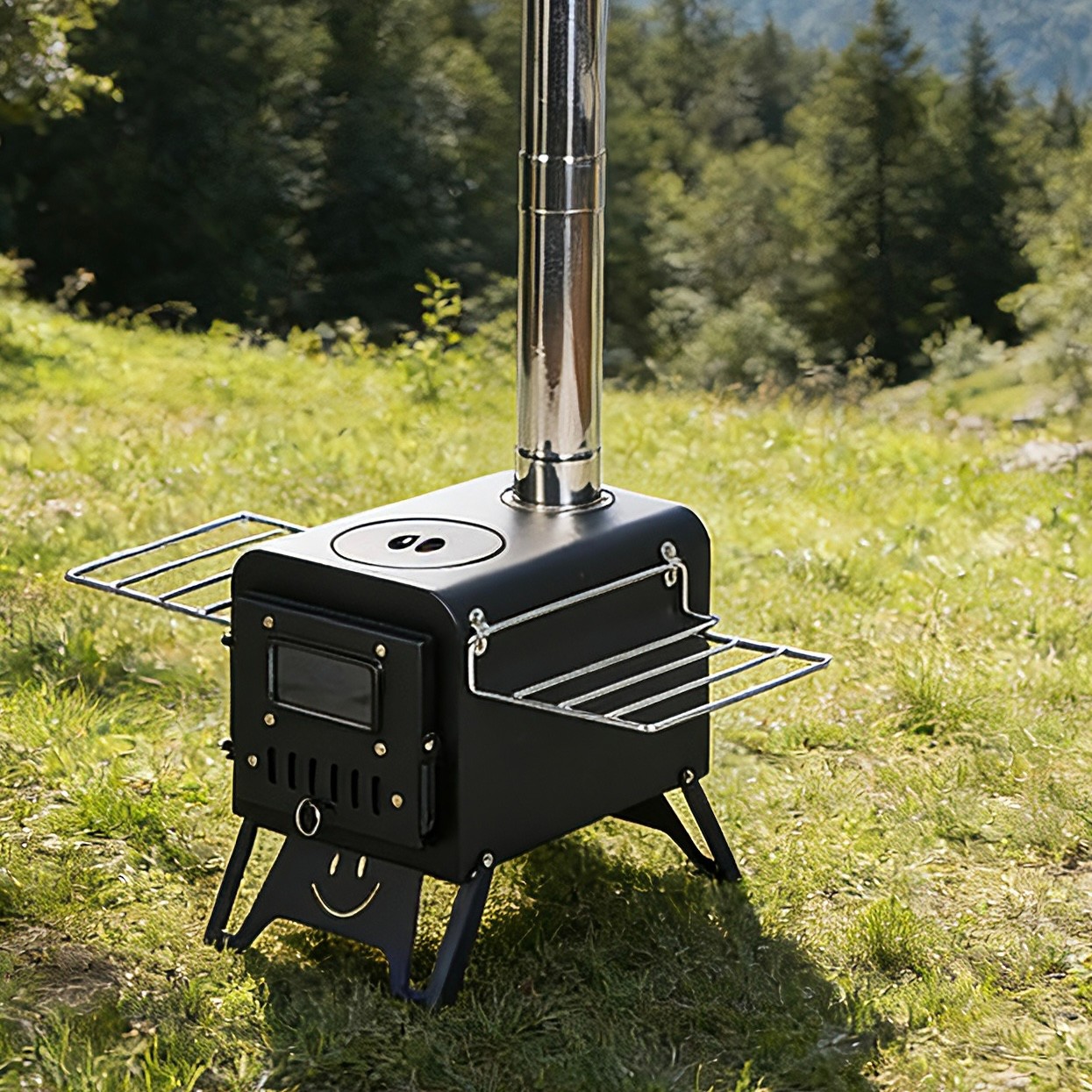 camping wood burner