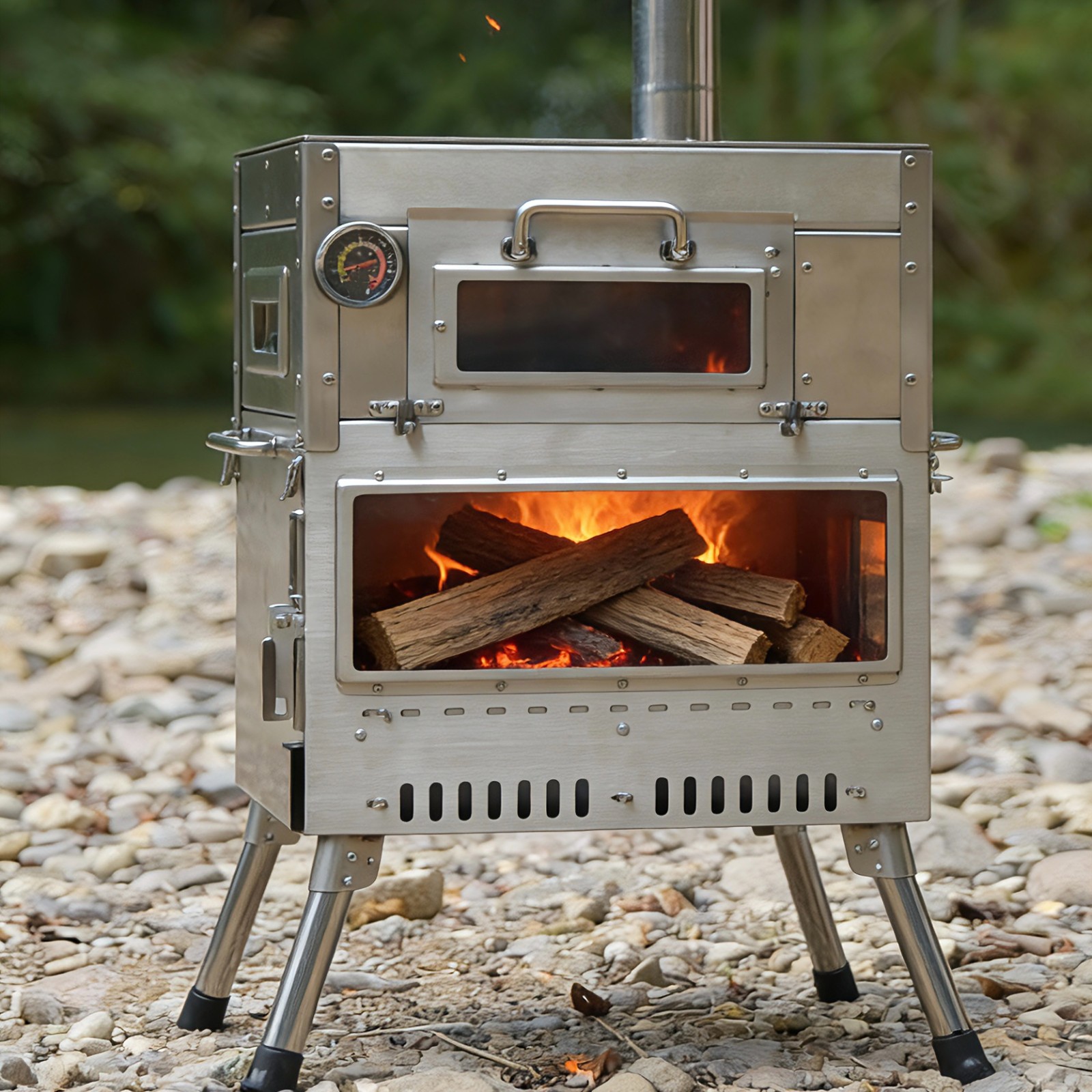 log burners for tents