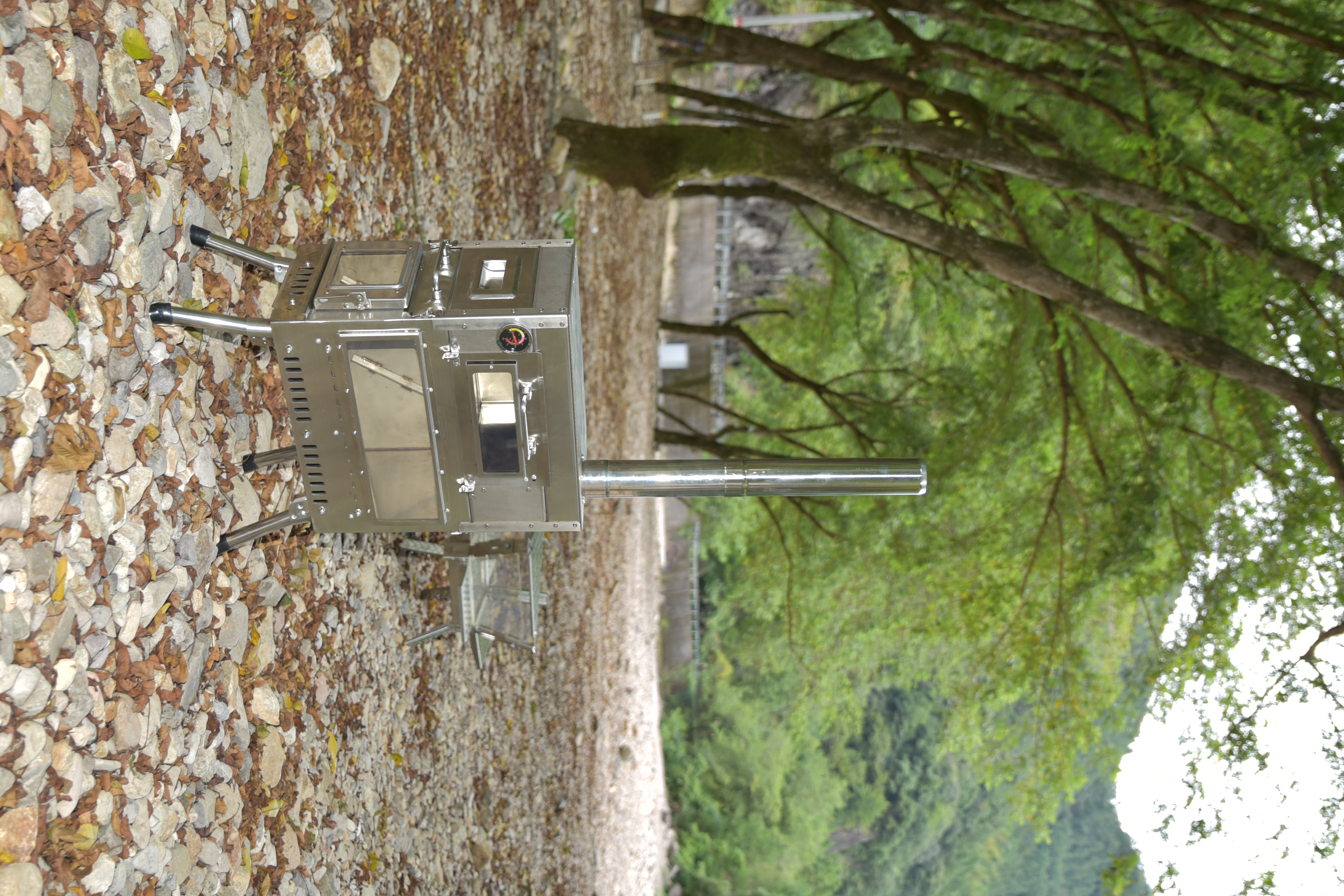 portable log burner stove