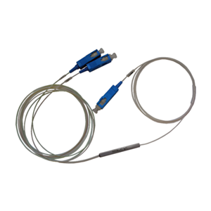 China FTTH 1x2 SC/UPC steel tube PLC Splitter distributor for fiber optic