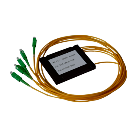 Supplier of fiber optic SC/APC 2.0mm sleeve PLC Splitter in abs box for FTTH in China