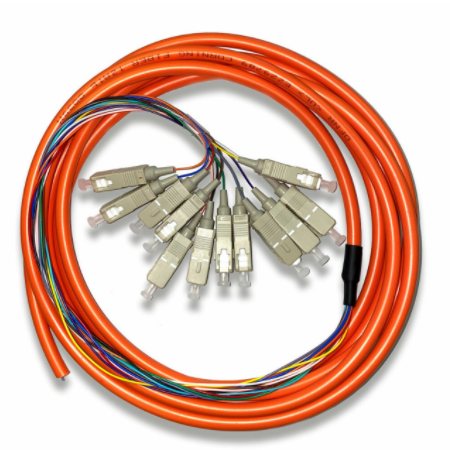 Exporter of 12 fiber sm fiber pigtail supplier for GPON Fiber Optic Netwrok