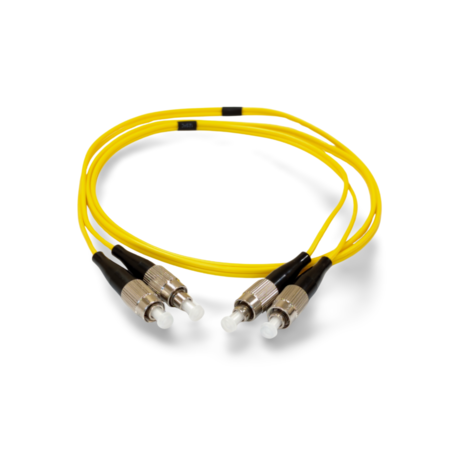 fiber patch cord ST-ST types wholesaler in 3.0 meters length 2.0mm yellow cable