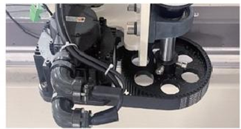 double heads continuous quilting machine