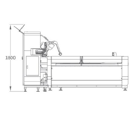 mattress type edge machine