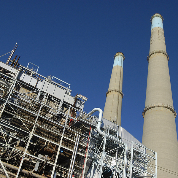 Medium Intensity Obstruction lights for waste treatment station