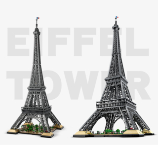 CREATOR Eiffel Tower Building Blocks 10307