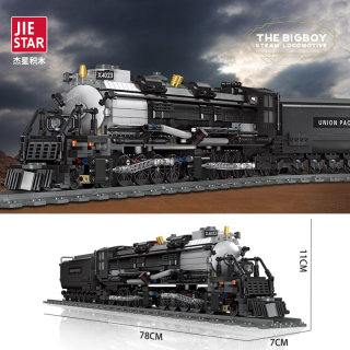 Moc JIESTAR Steam Locomotive Building Blocks 59005
