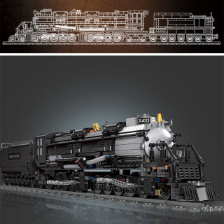 Moc JIESTAR Steam Locomotive Building Blocks 59005