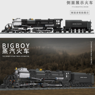 Moc JIESTAR Steam Locomotive Building Blocks 59005