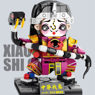 Moc Chinese culture The folk Yingge dance building blocks