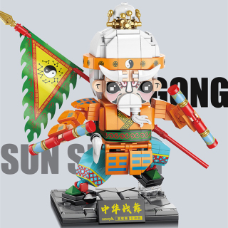 Moc Chinese culture The folk Yingge dance building blocks