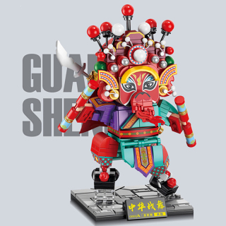 Moc Chinese culture The folk Yingge dance building blocks