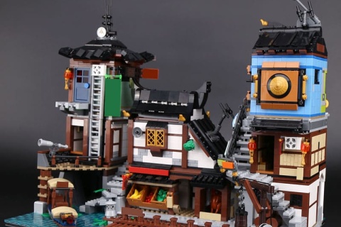 NINJAGO City Docks city dock building blocks 70657 compatible version