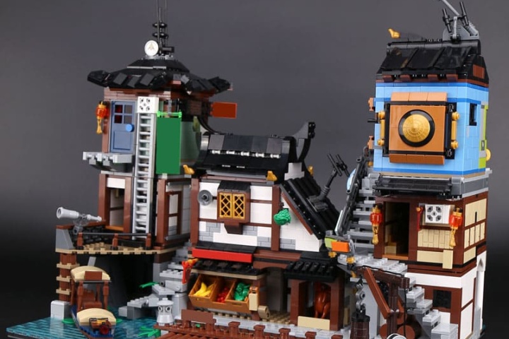 NINJAGO City Docks city dock building blocks 70657 compatible version