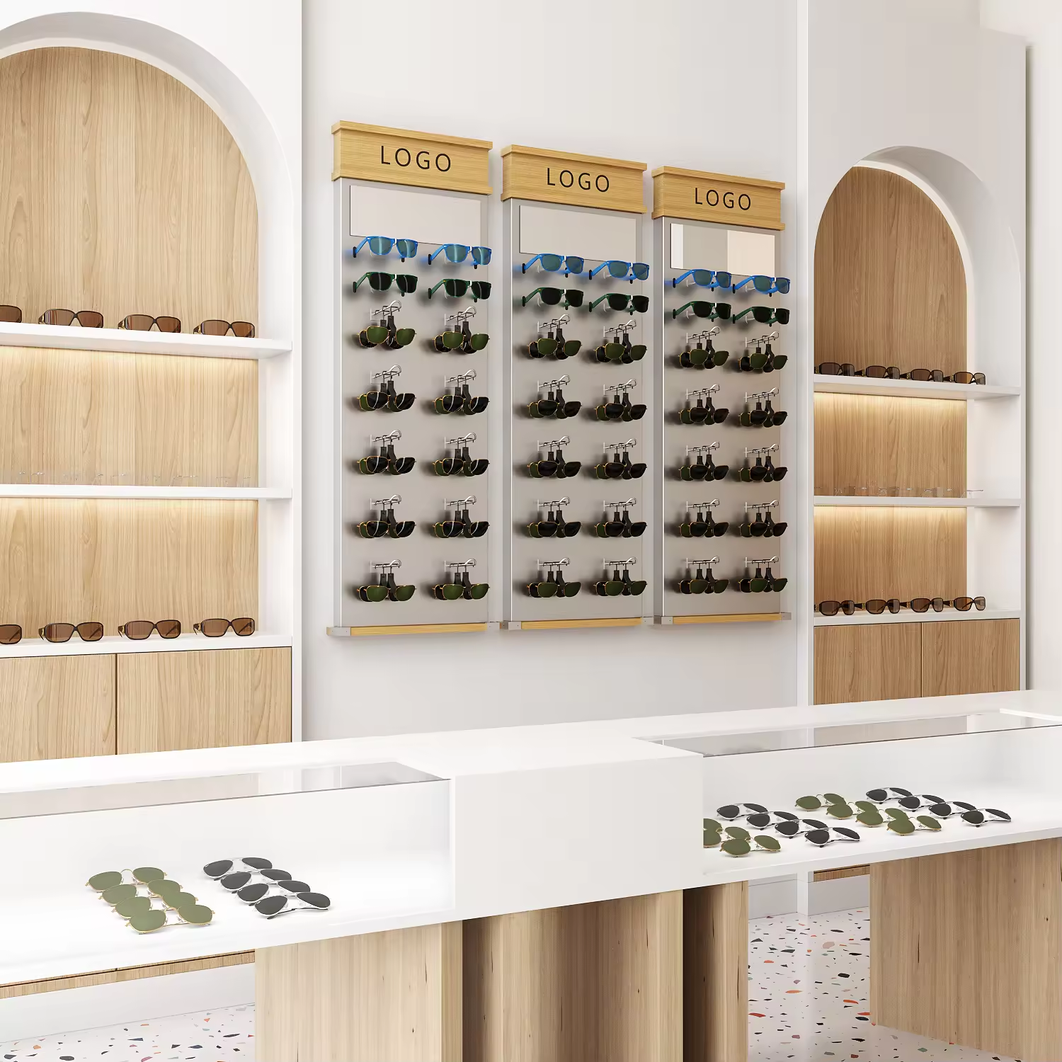 floor stand sunglasses display