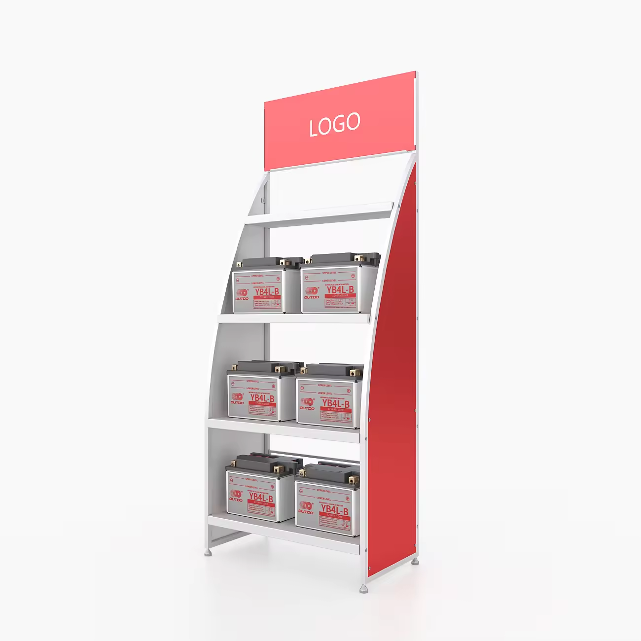 modern battery display