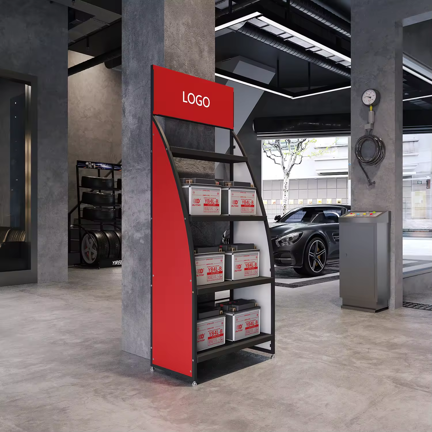 display racking system