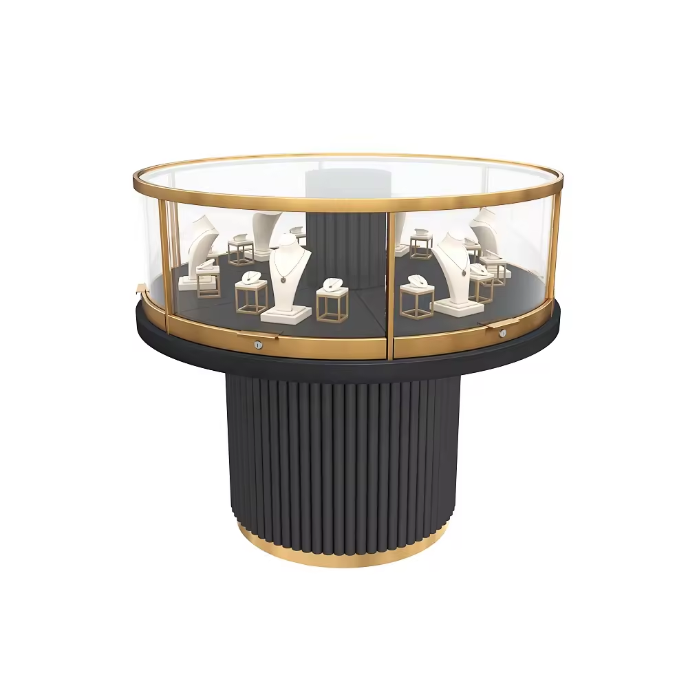 Mannequins Corner Display Cabinet