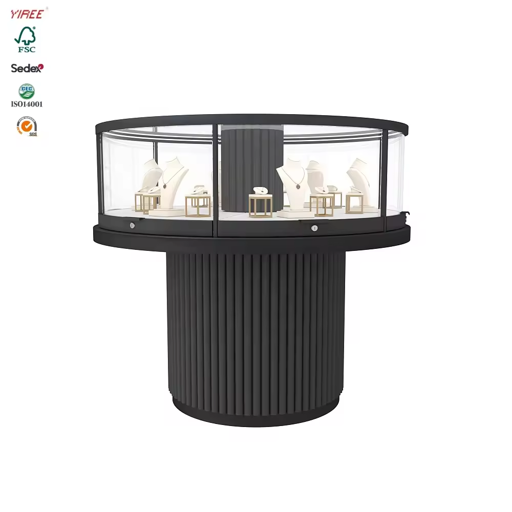 Mannequins Corner Display Cabinet