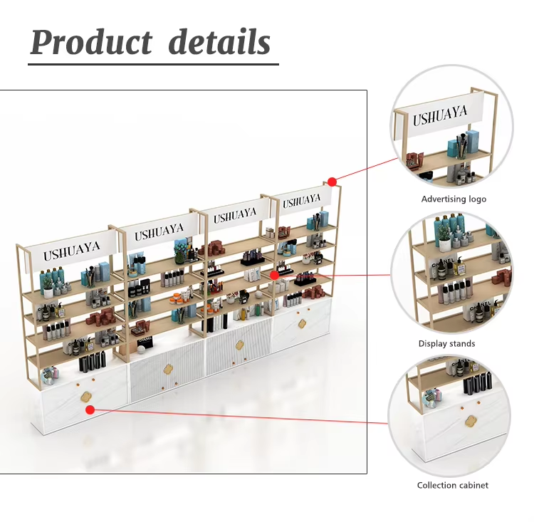 cosmetic store shelf