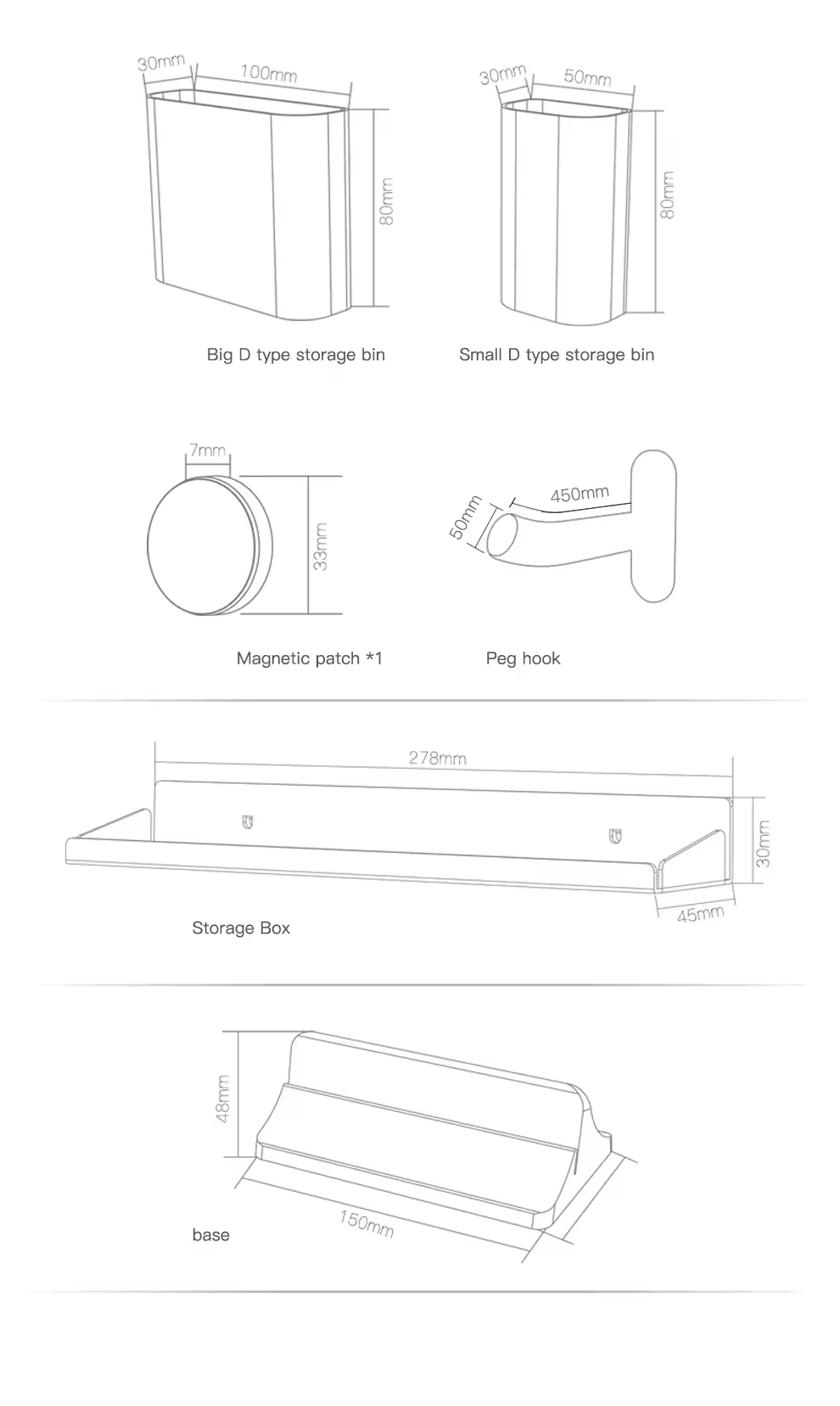 Multi-Size for A4 Size Sign Holder Stand