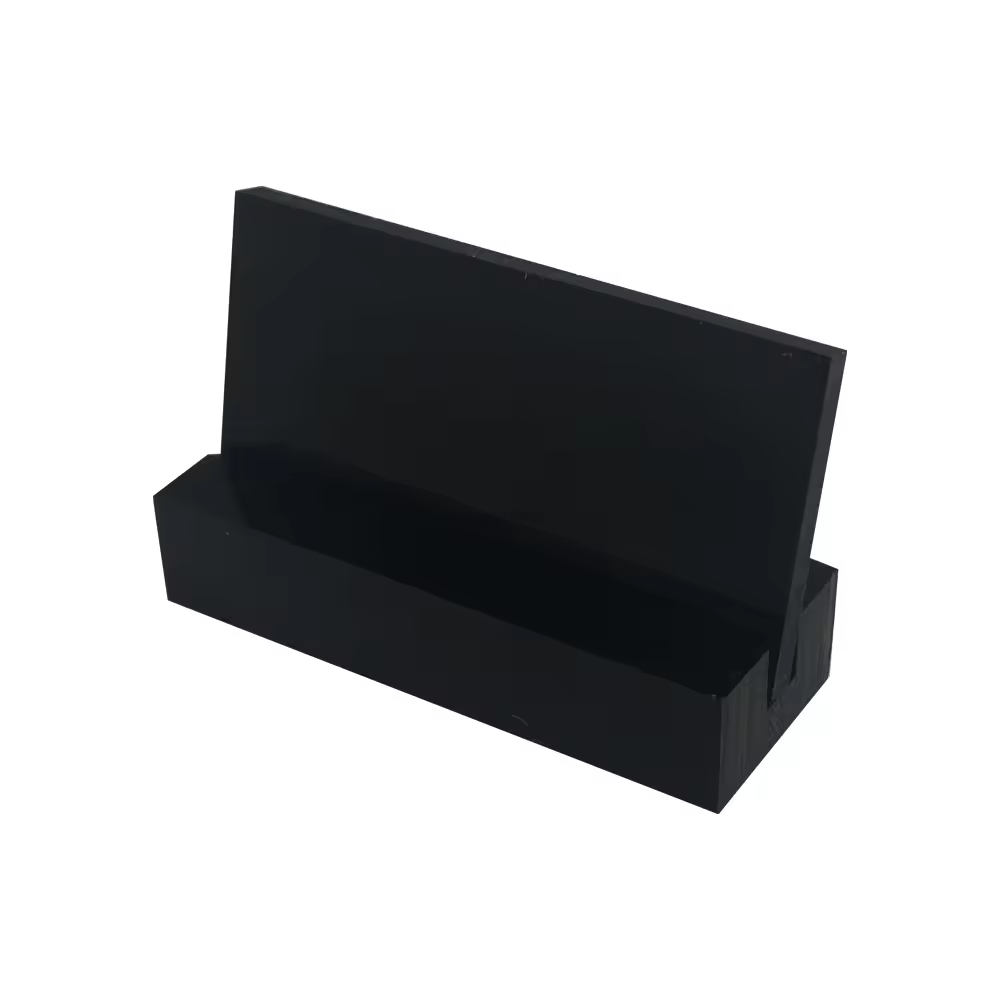 Houten prijskaartje dubbelzijdig acryl bordhouder