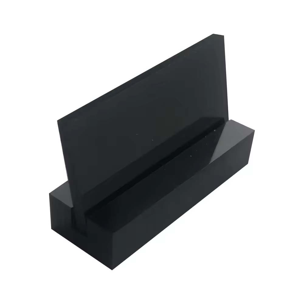 Houten prijskaartje dubbelzijdig acryl bordhouder