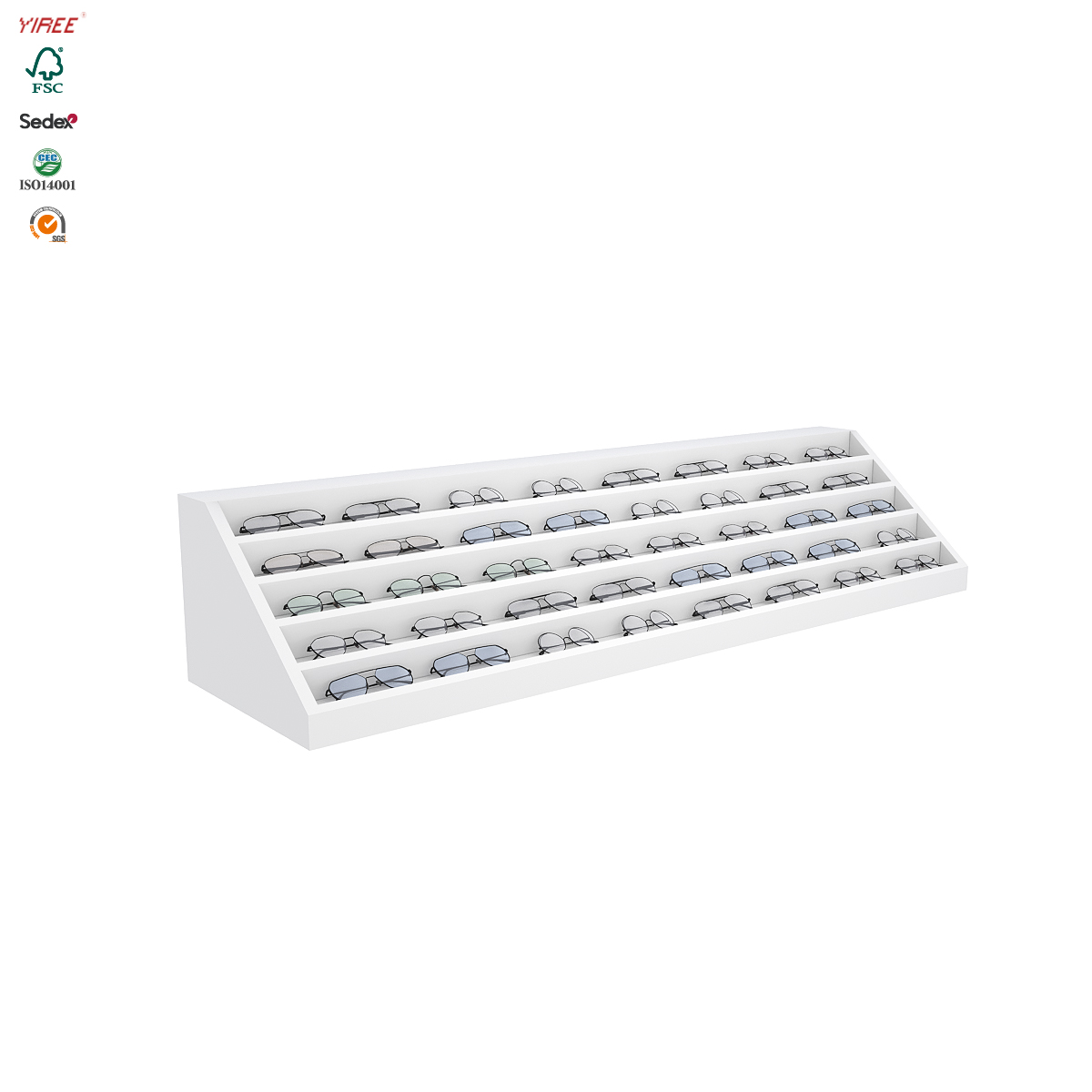 Multi-Pair Glasses Display Case & Glasses Storage