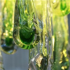 Modern Living Room Green Water Drop Art Deco Chandelier