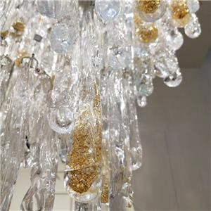 Oversized Foyer Entryway Lighting/Large Crystal Chandelier/Gallery Raindrop Chandelier Customization