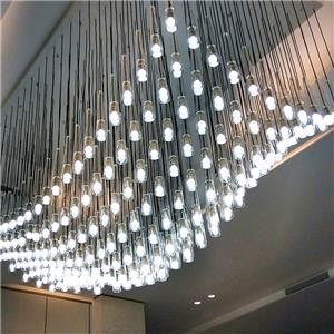 Modern Style Large Creative Parametric Design Custom Crystal Cup Dining Room Chandelier