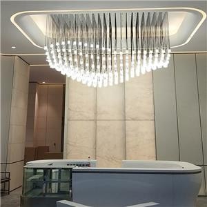 Modern Style Large Creative Parametric Design Custom Crystal Cup Dining Room Chandelier