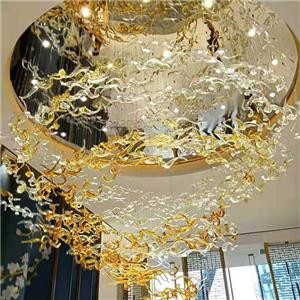 Colored Modern Style Murano Glass Chandelier